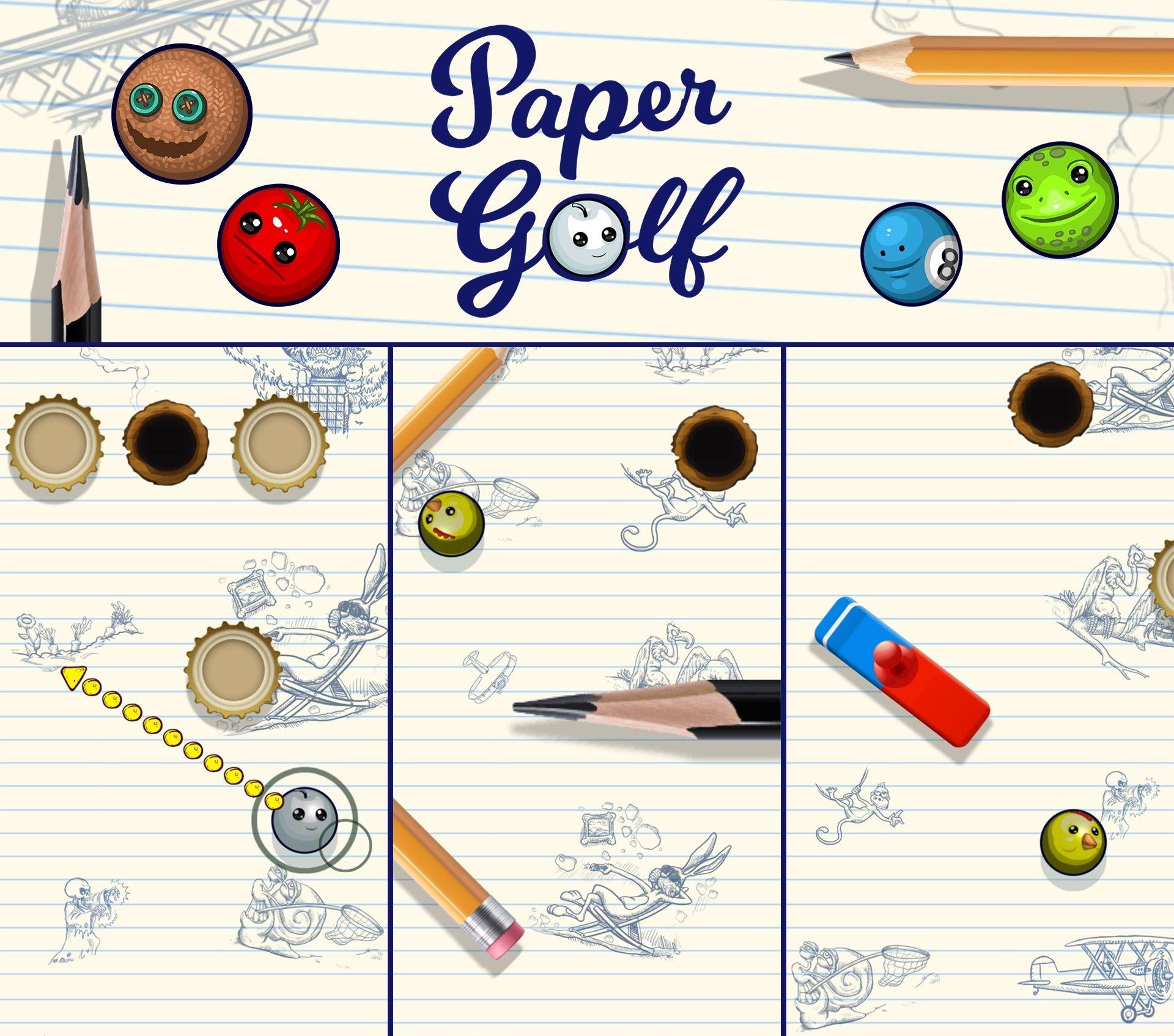 Paper Golf - Click Jogos